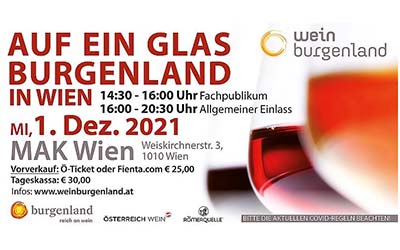 Wein Burgenland Präsentation Wien 2021